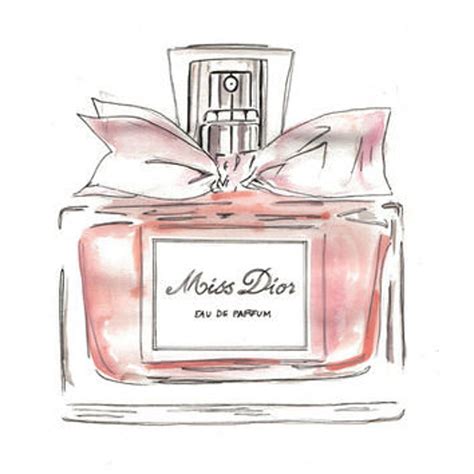 miss dior perfume clip art